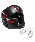 FA-Xtreme Boxing Headgear - Black | Head Gear & Mouth Guard for MMA Kickboxing | Adults & Kids 11+ Large | Ideal for Sparring & Training - Buy Online on SooperMarket.com