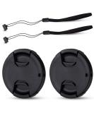 2 Pack JJC 58mm Front Lens Cap Cover for Canon EOS Rebel T7 T6 T5 T100 4000D T8i T7i T6s T6i T5i T4i T3i T2i T1i SL3 SL2 SL1 XSi XTi with EF-S 18-55mm Kit Lens and other Lenses with 58mm Filter Thread - Buy Online on SooperMarket.com