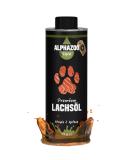 Alphazoo Premium salmon oil dogs & cats 500 ml Omega 3 & 6 fish oil for dogs - bottled in Germany barf oil fur care dog 500ml - Buy Online on SooperMarket.com
