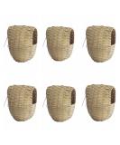 Moondown Farm Finch Nesting Box Wicker Medium or Large with Hooks (6 PACK) (Large 11 x 11 x 15) - Buy Online on SooperMarket.com