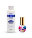 Blossom Lavender Cuticle Oil & Blue Cross Cuticle Remover Bundle - 0.42oz & 6oz - Made in USA - Buy Online on SooperMarket.com