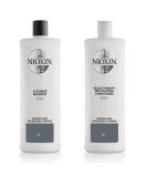 Nioxin System 2 Cleanser Shampoo and Scalp Therapy Conditioner for Natural Hair with Progressed Thinning - Buy Online on SooperMarket.com