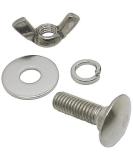 Scuba Choice Stainless Steel Butterfly Screw Bolts & Wing Nuts for Backplate - 1 Pair - Buy Online on SooperMarket.com