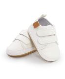 MK MATT KEELY Baby Girl First Walking Shoes Anti-Slip Soft PU Leather Sneakers for Infant Toddler 12-18 Months White Style2 - Buy Online on SooperMarket.com