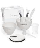 Face Mask Mixing Bowl Set with Silicone Face Mask Brush Applicator  Facial Mask Bowls  Mask Spatula  Measuring Scoop + Cup  Clear Toiletry Bag  8 IN 1 SPA Quality Face Mask Tool Kit for DIY Clay Mask - Buy Online on SooperMarket.com