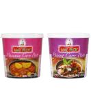 Mae Ploy Thai Massaman Curry and Panang Curry Paste 400g by CNMART - Buy Online on SooperMarket.com