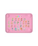 Dr. Betty's Educational Silicone Placemat for Babies, Toddlers, Kids - Non-Slip, Dishwasher Safe, Food Grade | Pink Letters - Buy Online on SooperMarket.com