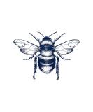Engraved Honey Bee Juice Ink Temporary Tattoo - Lasting 1-2 Weeks | Realistic Semi-Permanent Design for Men and Women | Chest, Neck, Arm | 4 Sheets - Buy Online on SooperMarket.com