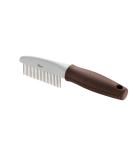 HUNTER SPA Grooming Comb with Rotating Teeth | Top & Undercoat Care | 21x4 cm - Grey/Brown | International Shipping Available - Buy Online on SooperMarket.com
