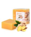 2 pcs natural soap piece ginger soap of course biologically 100g solid soaps handmade for skin hair body face ginger bar soap for bathing showering - Buy Online on SooperMarket.com