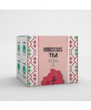 Hibiscus Tea by Amelia Rose | 50 Tea Bags | 100% Natural Hibiscus Flowers | Caffeine Free - Buy Online on SooperMarket.com