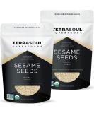 Terrasoul Superfoods Organic Hulled Sesame Seeds 4 Lbs (2 Pack) - Ideal for Tahini | Gluten-Free & Raw - Buy Online on SooperMarket.com