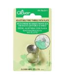 CLOVER Ring Thimble with Plate - Top Quality Sewing Tool - Buy Online on SooperMarket.com
