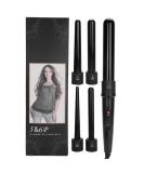 5-in-1 Curling Iron Set | LED Adjustable Temperature Hair Styling Wands & Dryer Attachments - International Shipping Available - Buy Online on SooperMarket.com
