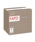 FATO Disposable Paper Napkins - 100 Pack 2-Layer 24x24 cm - Ideal for Cocktails & Aperitifs - FSC Certified Gate Pigeon Color - Buy Online on SooperMarket.com