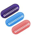 4pcs Nail Brush Two-sided nail brush cleaner Scrubbing Brushes for Nail Makeup (Random Color) - Buy Online on SooperMarket.com