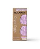 Ecoegg Dryer Egg | Reduces Drying Time | Tumble Dryer Balls replacement | Freshens and Softens Clothes | Hypoallergenic | Spring Blossom | 2 Eggs | 4 fragrance sticks | Approx 40 Dries Spring Blossom Single - Buy Online on SooperMarket.com
