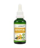 NKD Living Stevia Liquid Drops 50ml (New Label Design) - Vanilla Flavoured - with Glass Dropper - Buy Online on SooperMarket.com