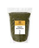 Manor Springs Organic Mung Beans 1kg - Premium Quality, Certified Organic - Buy Online on SooperMarket.com