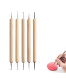 Yoezuo 5 Pcs Dotting Tools Nail Dotting Dual-ended Dotting Painting Pen Nail Art Point Drill Drawing Manicure Tool - Buy Online on SooperMarket.com