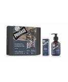 Proraso Beard Care Kit for Men - Sandalwood Beard Wash & Oil for Thick Coarse Beards | Cleanse Tame & Detangle | International Shipping - Buy Online on SooperMarket.com