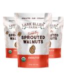 Lark Ellen Farm Organic Walnuts Raw Unsalted Sprouted Walnuts, Certified USDA Organic, Gluten-Free, Vegan, Premium Whole Walnuts (10 Oz, 3 Pack) - Buy Online on SooperMarket.com