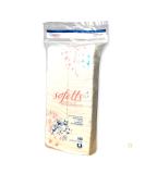 Sofetts Premium Cotton Square Pads - 160 Count Re-Closable Bags | Best Quality for All Skin Types | International Shipping Available - Buy Online on SooperMarket.com