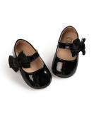Sonsage Infant Baby Girls Bowknot Mary Jane Toddler Soft Anti-Slip Sole Princess Wedding Dress First Walking Flats Prewalker Newborn Ballet Shoes 6-12 Months A02 Black - Buy Online on SooperMarket.com