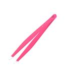 Wamza Slanted Eyebrow Tweezers for Facial Hair - Stainless Steel Precision Pluckers for Women & Men - Ideal for Chin & Fine Hair - Pink Glitter - Pack of 1 - Buy Online on SooperMarket.com