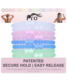 PRO Hair Tie - Easy-Release Clasp - Secure Hold - No Damage - Active Lifestyle - Glow Pack of 8 - Buy Online on SooperMarket.com