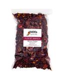 1lb Dried Hibiscus Flowers perfect for Tea and Mexican Agua Fresca, Flor de Jamaica, Whole Flowers and Petals by 1400s Spices 1 Pound (Pack of 1) - Buy Online on SooperMarket.com