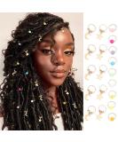 Star & Moon Dreadlock Charms & Beads Set - Formery Gold Jewelry Clips for Locs, Hair Accessories for Women & Girls - Buy Online on SooperMarket.com