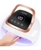 Professional UV LED Nail Lamp - LKE 268W Fast Curing Gel Nail Dryer with 66 Beads 4 Timers & Auto Sensor for Home & Salon Use - Buy Online on SooperMarket.com