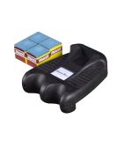 GAMESUN Weighted Pool Cue Holder with 4 Holes and 4 Chalks - Modern Cue Sticks Organizer - Buy Online on SooperMarket.com