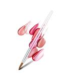 Aokitec Sable Kolinsky Nail Brush #14 Professional Acrylic Nail Art Brush for Manicure Wood Handle Pink Ideal Tool for Acrylic Nails - Buy Online on SooperMarket.com