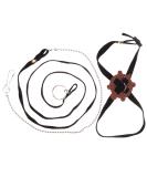 FOMIYES Turtle Leash Turtle Toys for Aquatic Turtles Turtle Harness Strap Small Pets Training Animals Harness Strap Live Turtle Tortoise Chest Collar Rope Leather Accessories Outdoor 120X0.8X0.2cm Black - Buy Online on SooperMarket.com