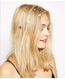Yean Star Hair Clips Gold Hair Pins 5 Packs Make Up Headpieces for Women and Girls (Gold) - Buy Online on SooperMarket.com