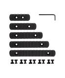 5pcs polymer M-LOK Picatinny Schiene 5-slot 7-slot 9-slot 11-slot 13-slot light rail section Accessories with 10 t nut 10 screws and 1 wrench black - Buy Online on SooperMarket.com