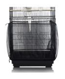 SYOOY Birdcage Cover Seed Catcher | Universal Nylon Mesh Parrot Cage Net Skirt Guard | Extra Large for Round & Square Cages | Black - Buy Online on SooperMarket.com