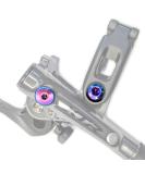 Titanium Brake Hardware Kit | Shimano XTR/XT/SLX/Deore (Oil Slick Anodized) - Buy Online on SooperMarket.com