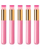 Dming 5-Piece Pink Lash Shampoo Brushes Set for Eyelash Extension and Blackhead Removal - Buy Online on SooperMarket.com