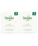 Simple Soap Bar 125g Twin Pack - Set of 4 Packs for Gentle Cleansing - Buy Online on SooperMarket.com