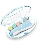 Electric Baby Nail Trimmer with LED Light - Safe & Quiet Nail Clipper for Newborns, Infants, Toddlers, Kids, Women (Blue) - Buy Online on SooperMarket.com