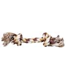 TRIXIE Denta Fun Pure Cotton Play Rope for Dogs - 40cm Multi-Coloured Durable Chew Toy - Ideal for Interactive Play & Dental Care - Buy Online on SooperMarket.com