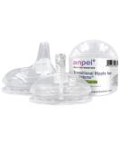 Anpei Soft Spout & Straw Nipple Set for Comotomo Baby Bottles - Pack of 2 with Storage Case - Buy Online on SooperMarket.com