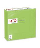 Fato Disposable Napkins 50 Pack - 33x33cm 2-Layer Apple Green - Ideal for Lunch & Buffets - 100% Pure Cellulose FSC Certified - Buy Online on SooperMarket.com