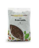 Organic Brown Lentils 1kg (BWFO) - Buy Online on SooperMarket.com