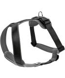 HUNTER NEOPRENE dog harness nylon padded with neoprene M/2 58 - 72 cm black/grey black/grey 58 - 72 cm - Buy Online on SooperMarket.com