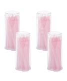 G2PLUS 400PCS Crystal Pink Micro Applicators Brushes - Disposable Eyelash Extension Swabs for Crafting - Buy Online on SooperMarket.com