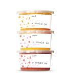 Mayde Bursting Popping Boba Pearls, Strawberry, Mango, Passion Fruit - 3 Flavor Party Kit (490 gms, 3 pack) - Buy Online on SooperMarket.com